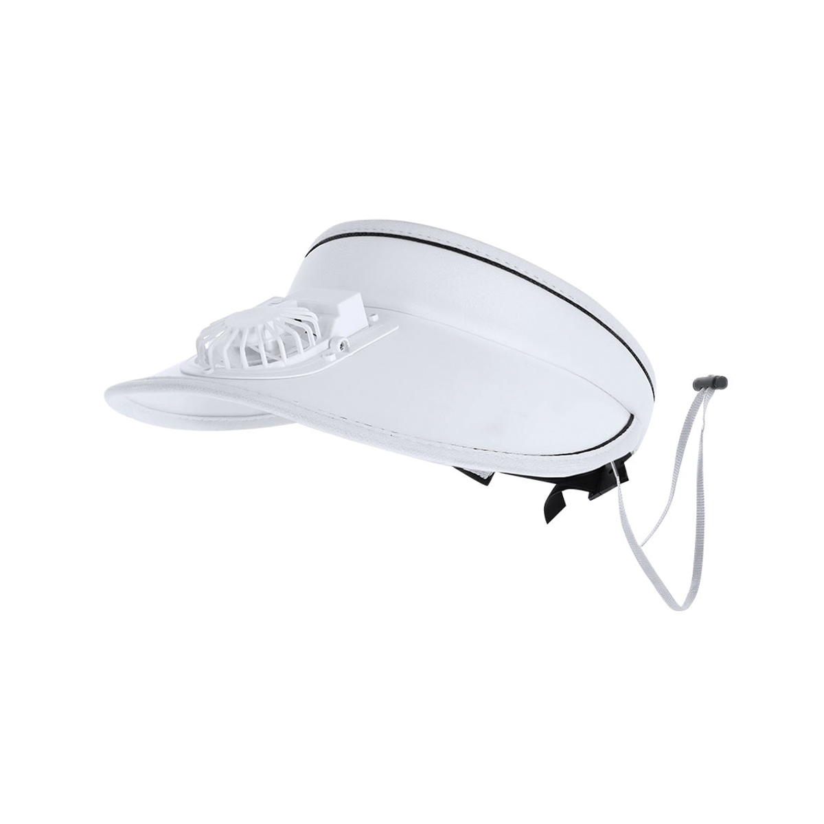 Zonneklep-met-ventilator-USB-oplaadbaar-bedrukken-wit