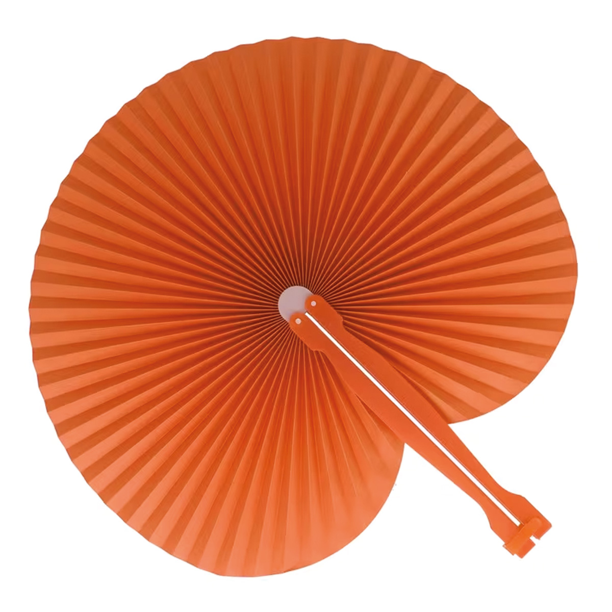 Opvouwbare-handwaaier-bedrukken-oranje