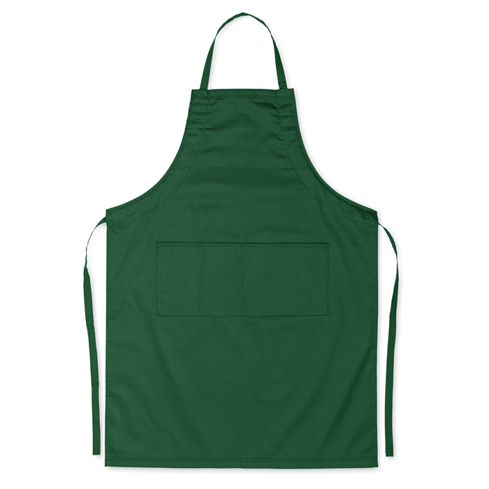 Keukenschort-met-2-zakken-Polykatoen-190-gm-bedrukken-groen