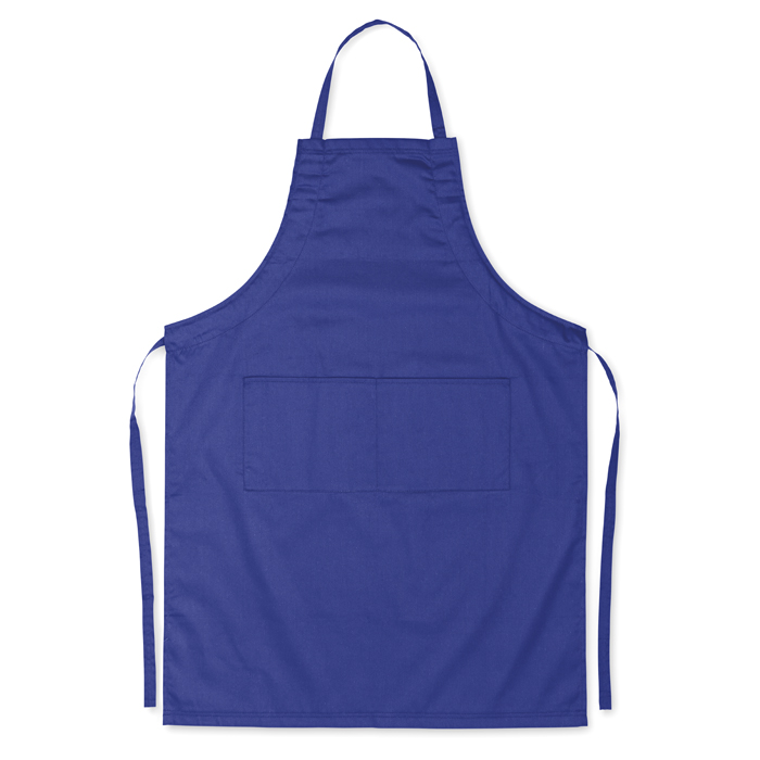 Keukenschort-met-2-zakken-Polykatoen-190-gm-bedrukken-blauw