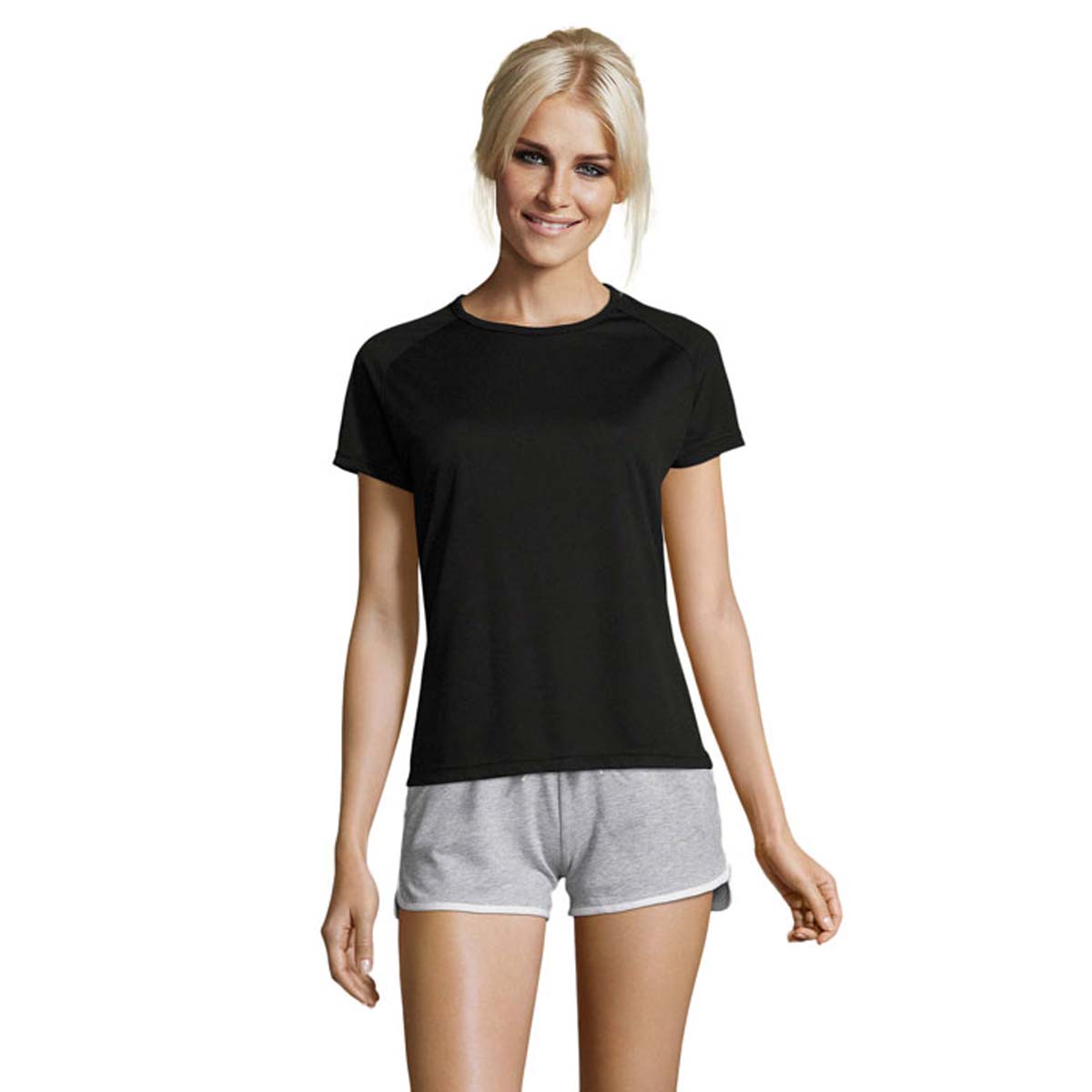 SOLS-SPORTY-Dames-T-shirt-Polyester-140-gm-bedrukken-black
