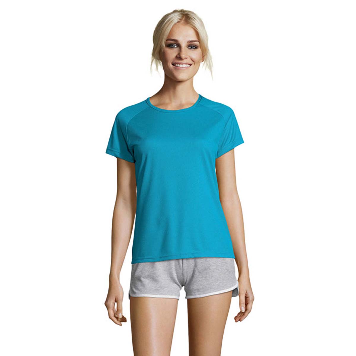 SOLS-SPORTY-Dames-T-shirt-Polyester-140-gm-bedrukken-aqua