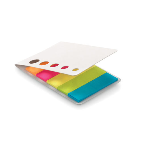 Boekje-met-sticky-memos-Gerecycled-papier-5-kleuren-bedrukken-wit