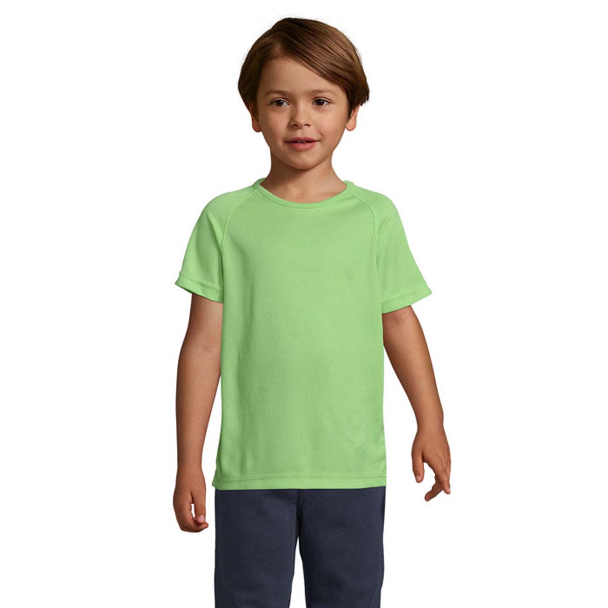 SOLS-SPORTY-Kinder-T-shirt-Polyester-140-gm-bedrukken-apple-green
