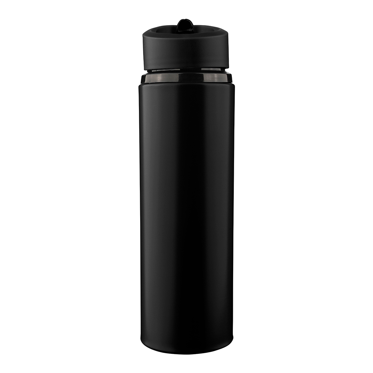 Drinkfles-met-rietje-en-drinktuit-Gerecycled-RVS-500-ml-bedrukken-zwart