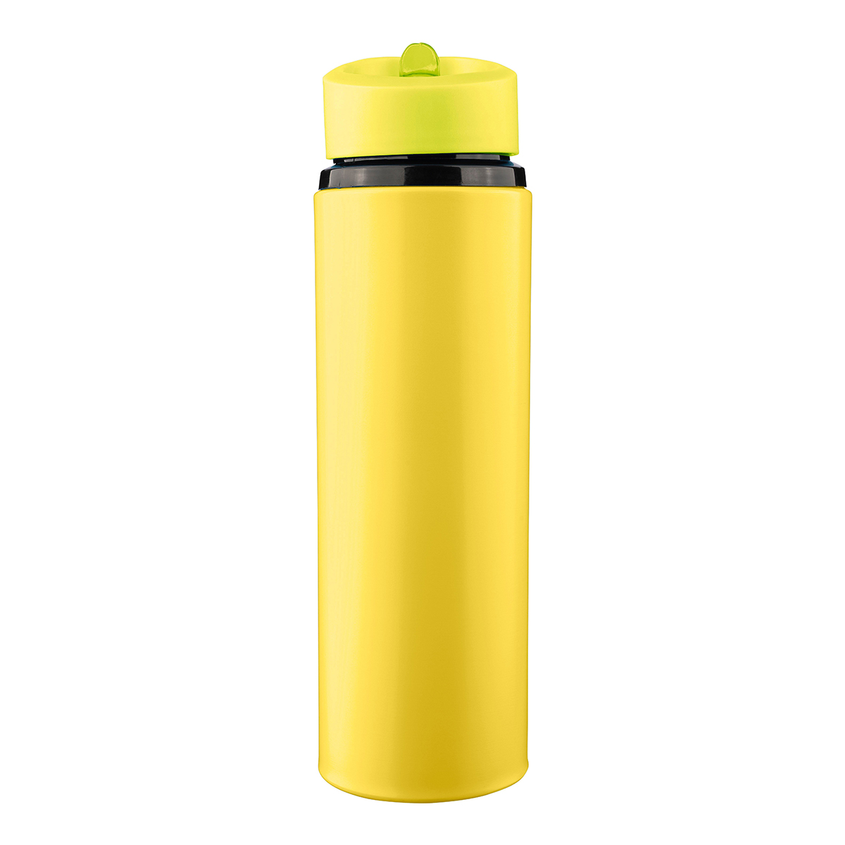 Drinkfles-met-rietje-en-drinktuit-Gerecycled-RVS-500-ml-bedrukken-geel