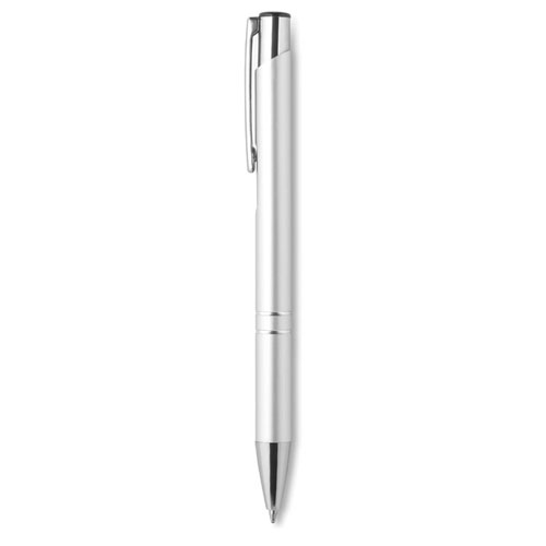 Balpen-met-zilveren-details-Gerecycled-aluminium-bedrukken-zilver
