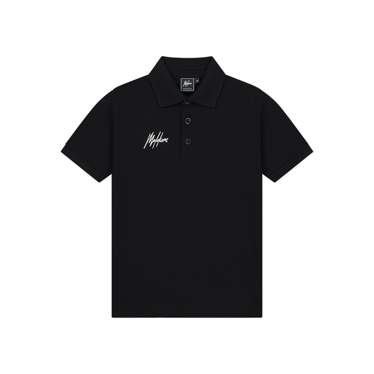 Malelions-Teamwear-Junior-Polo-Katoen-bedrukken-zwart