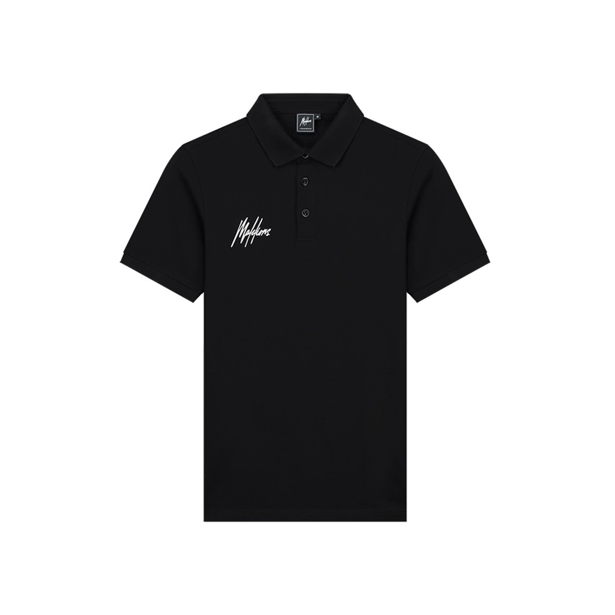 Malelions-Teamwear-Polo-Katoen-bedrukken-zwart