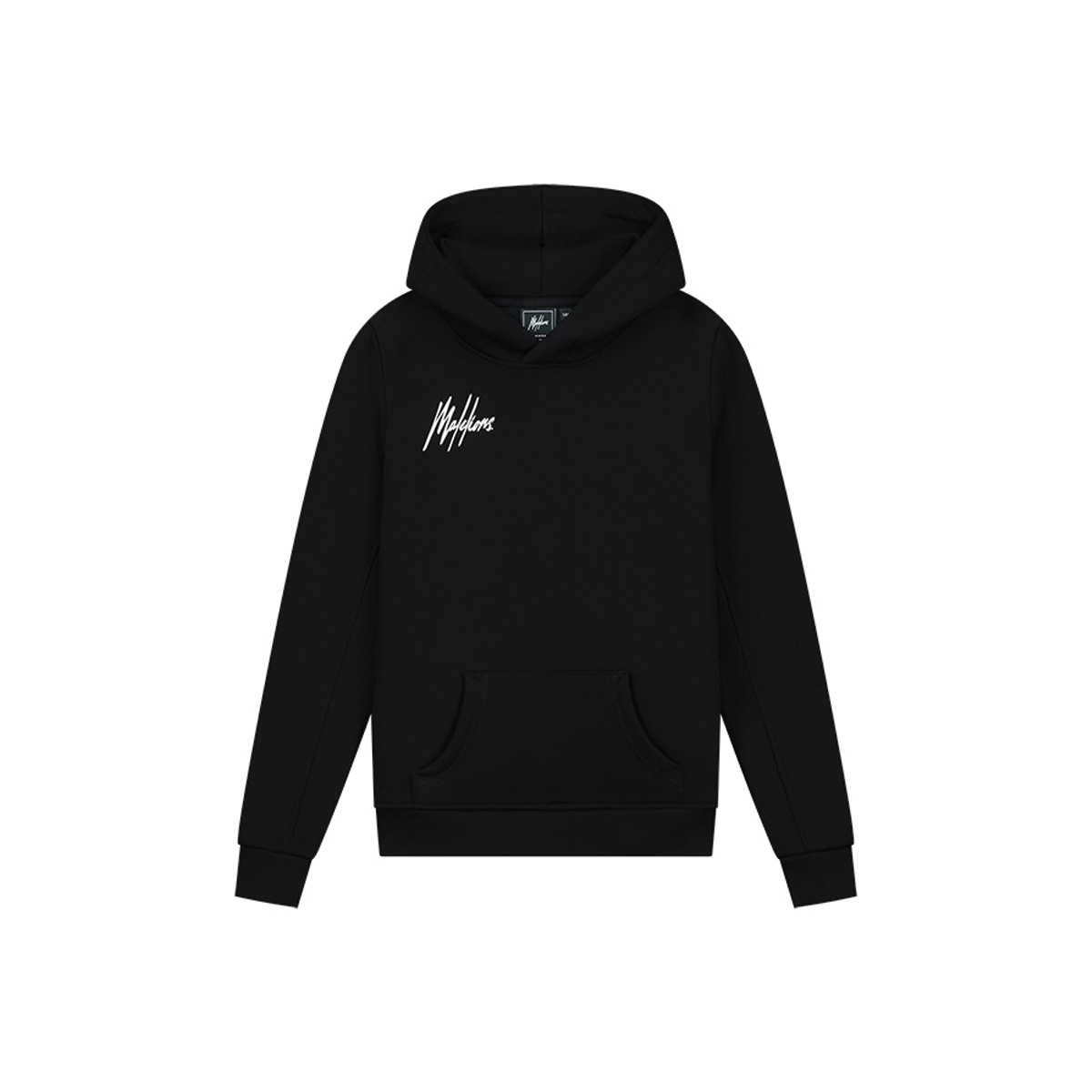 Malelions-Teamwear-Junior-Hoodie-Katoen-bedrukken-zwart