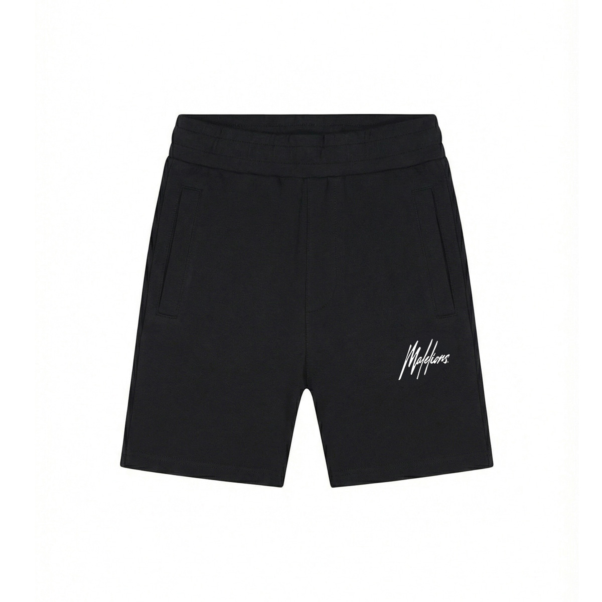 Malelions-Teamwear-Shorts-Katoen-bedrukken-zwart