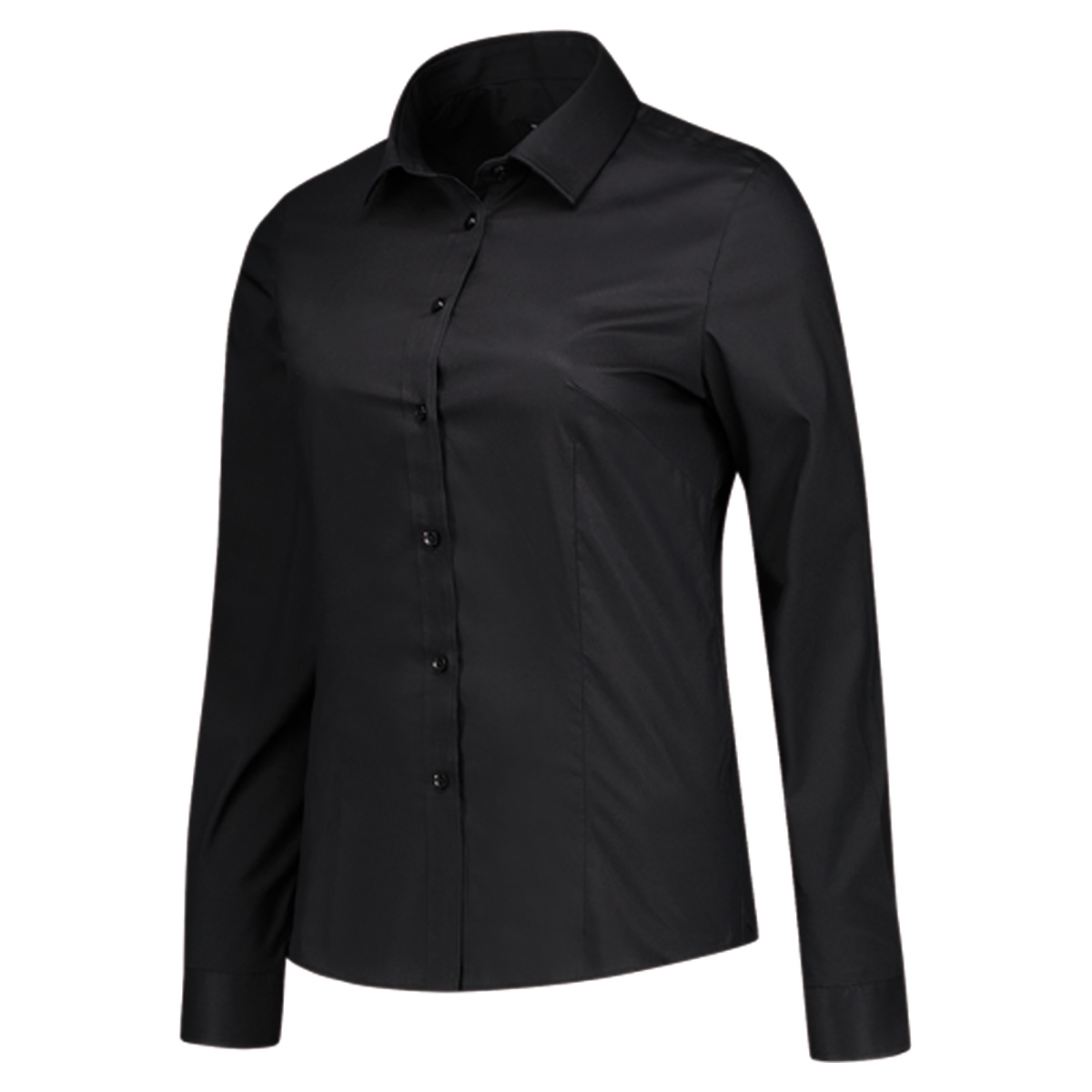 Tricorp-getailleerde-blouse-met-stretch-Dames-110-gm-bedrukken-black