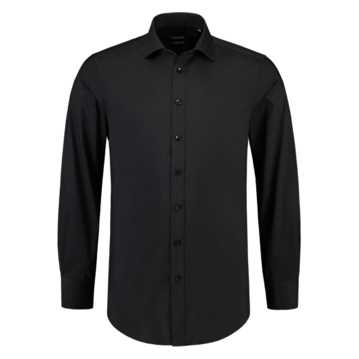 Tricorp-getailleerd-overhemd-met-stretch-Heren-110-gm-bedrukken-black