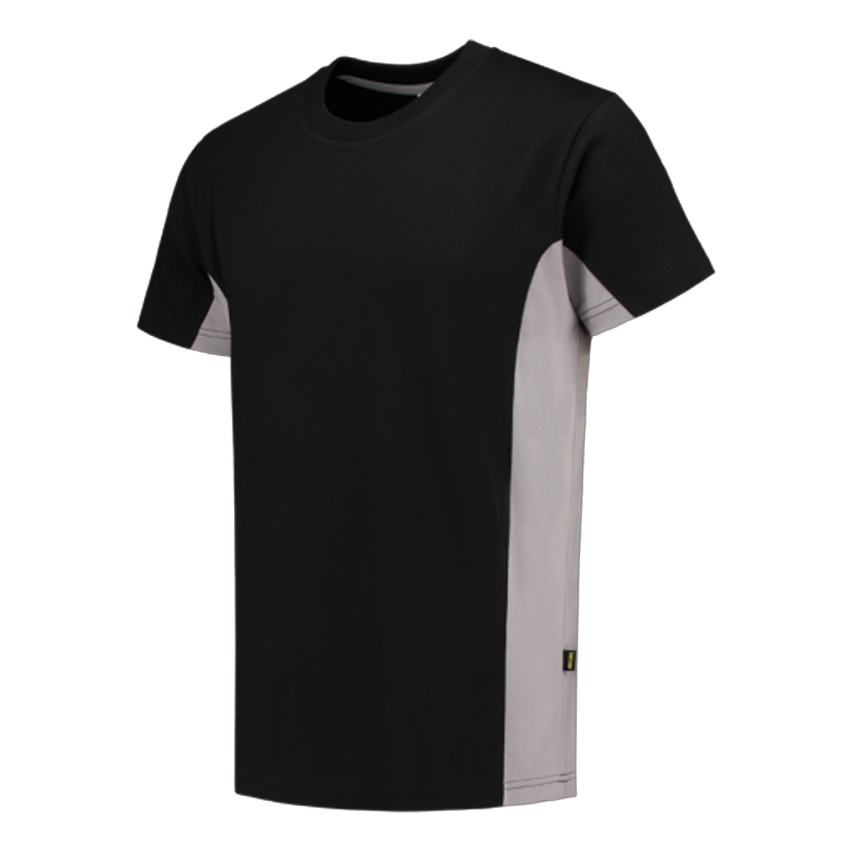 Tricorp-T-shirt-Bicolor-Unisex-Katoen-190-gm-bedrukken-black-grey