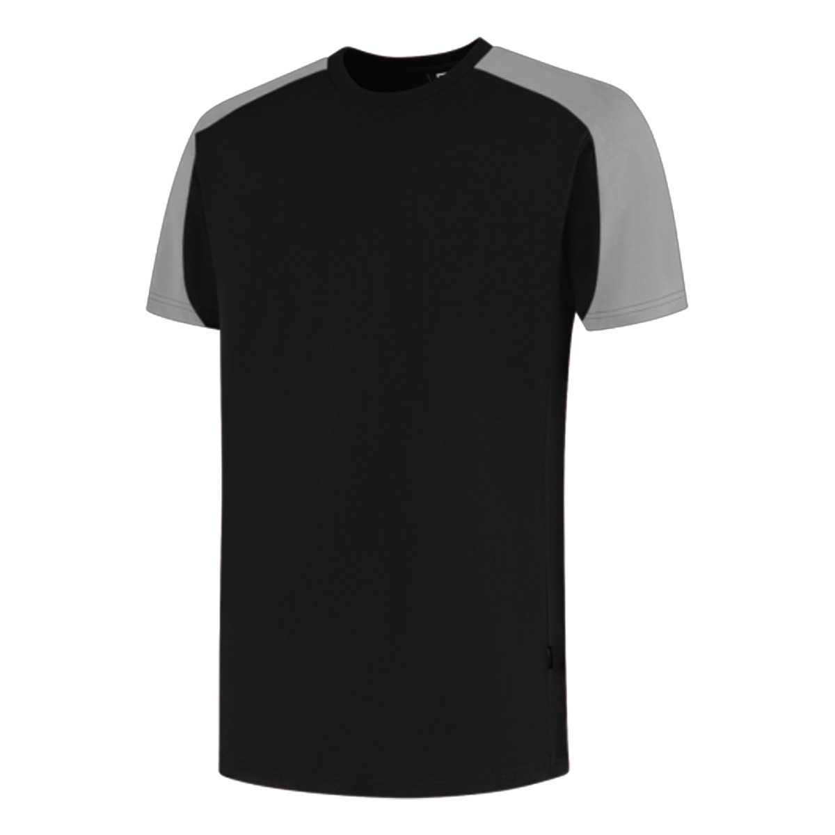 Tricorp-T-shirt-Bicolor-Redefined-Unisex-Biologisch-katoen-210-gm-bedrukken-black-grey