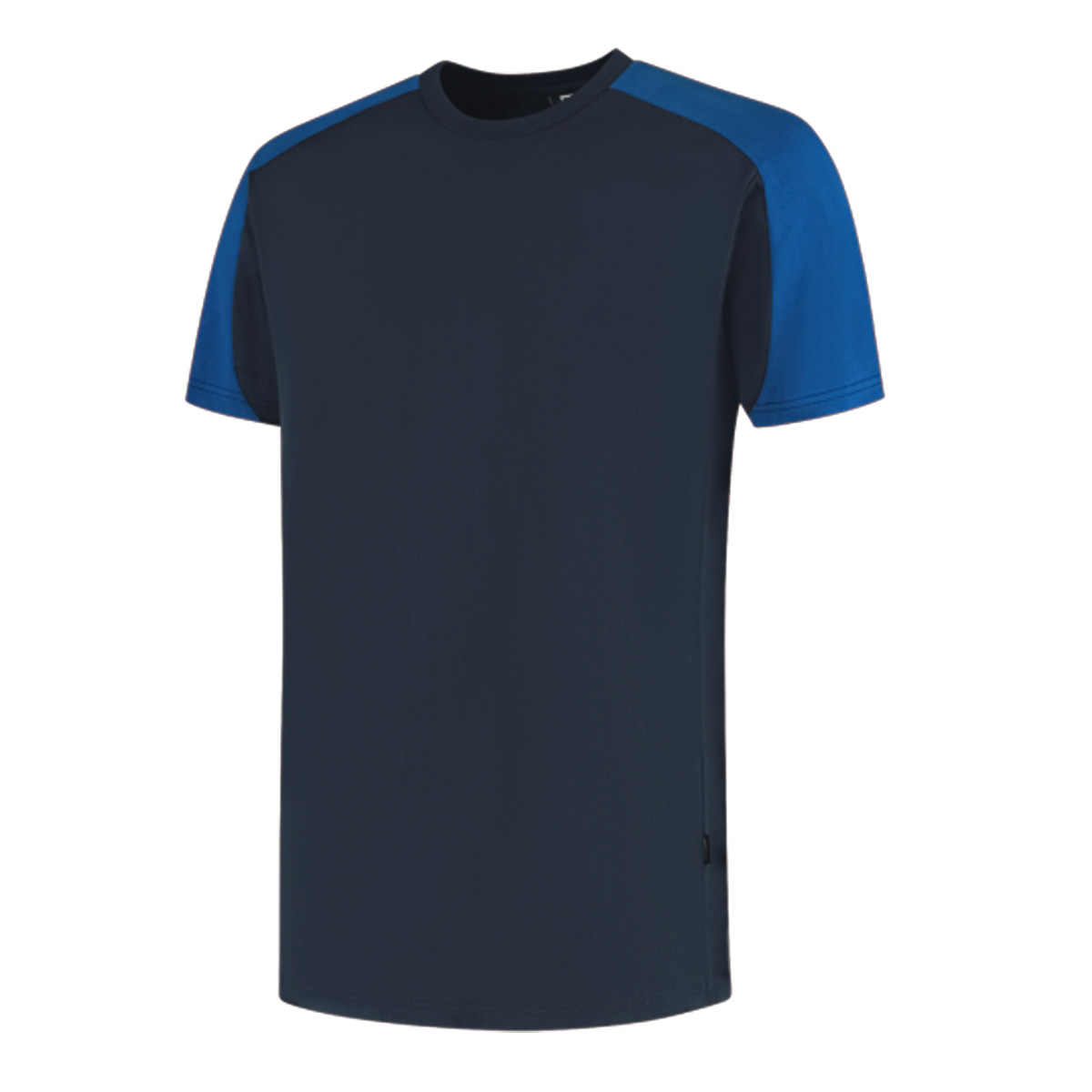 Tricorp-T-shirt-Bicolor-Redefined-Unisex-Biologisch-katoen-210-gm-bedrukken-ink-royal-blue