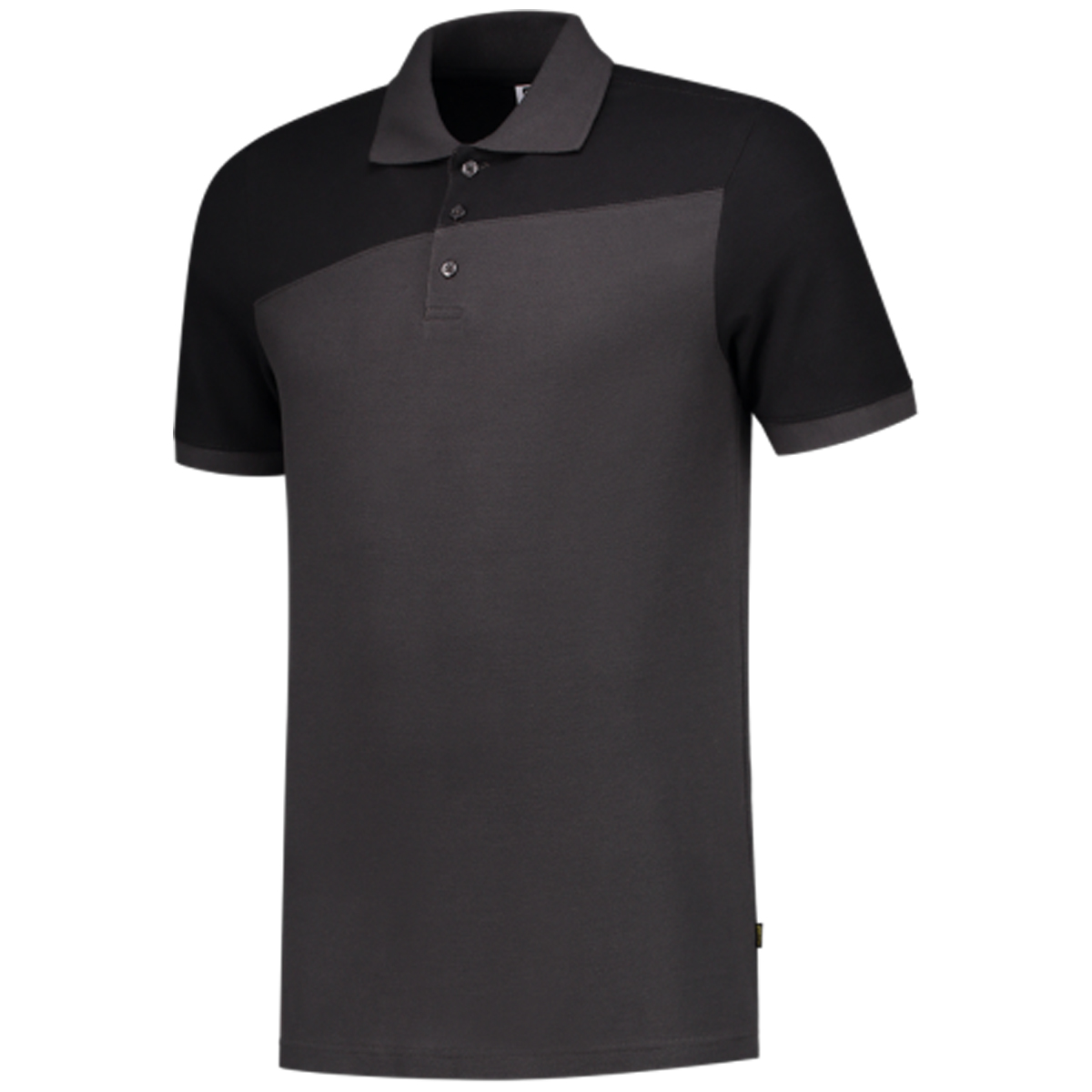 Tricorp-Polo-Bicolor-Unisex-190-gm-bedrukken-dark-grey-black