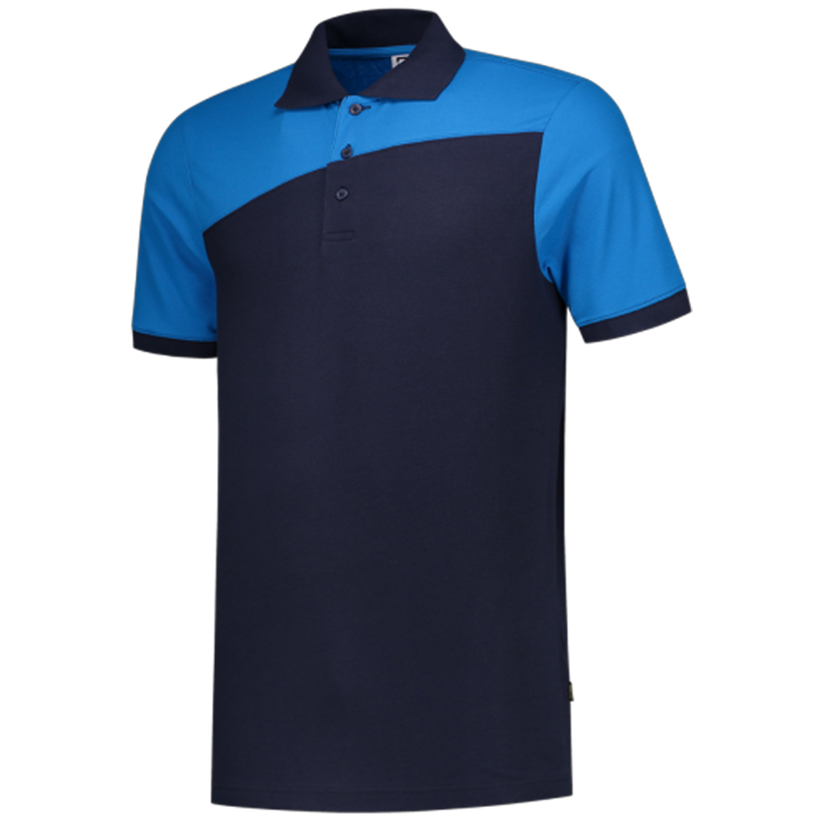 Tricorp-Polo-Bicolor-Unisex-190-gm-bedrukken-ink-turquoise