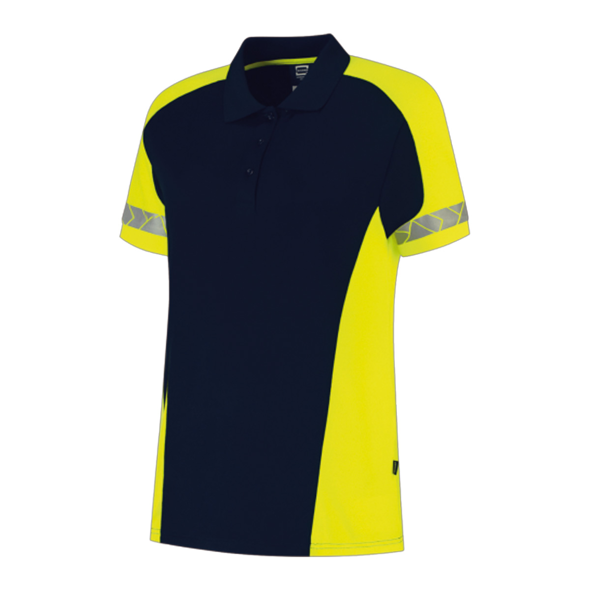 Tricorp-Polo-Redefined-Reflecterend-Dames-180-gm-bedrukken-ink-fluor-yellow