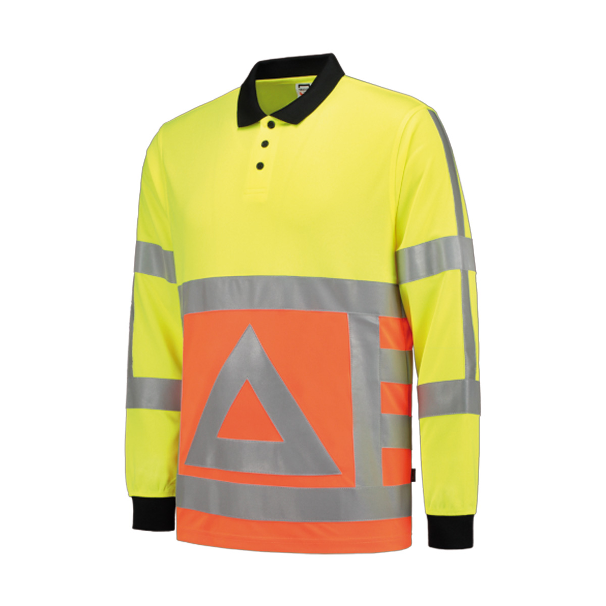 Tricorp-Polo-verkeersregelaar-Longsleeve-Unisex-180-gm-bedrukken-orange-yellow