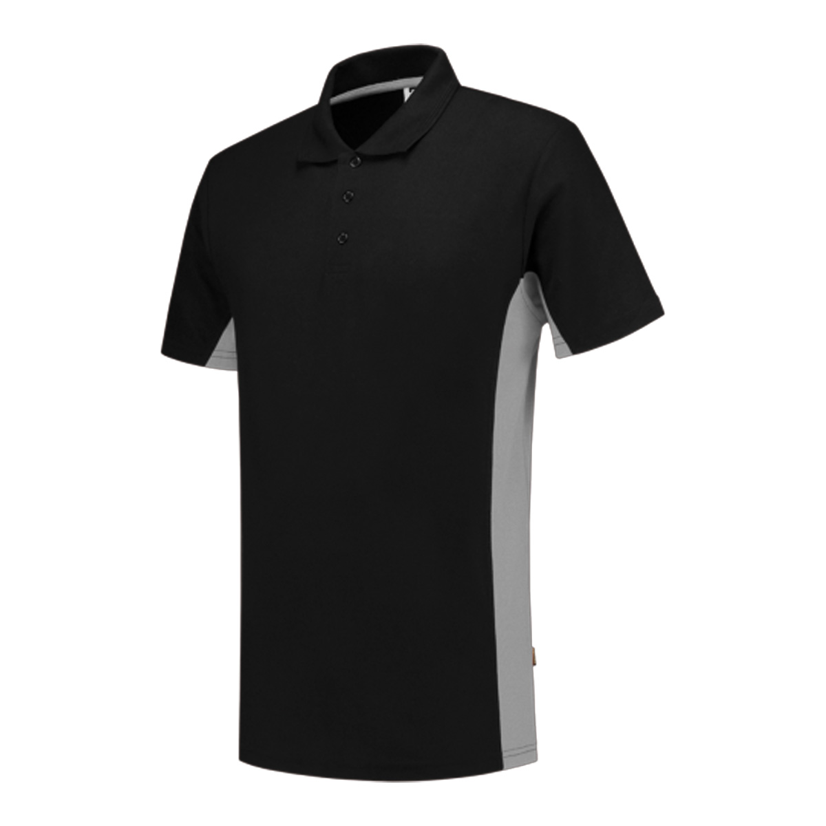 Tricorp-Polo-Bicolor-Unisex-180-gm-bedrukken-black-grey