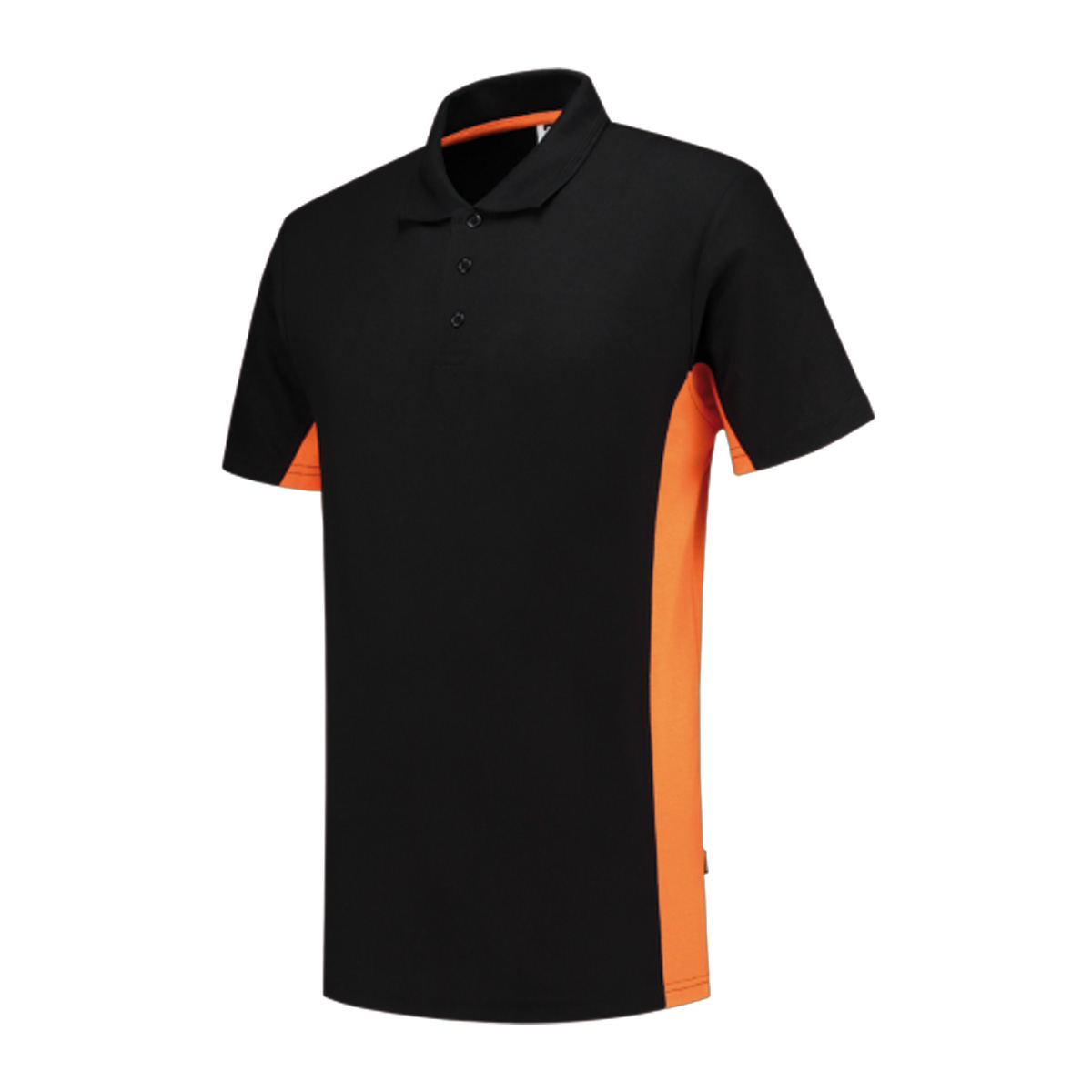 Tricorp-Polo-Bicolor-Unisex-180-gm-bedrukken-black-orange
