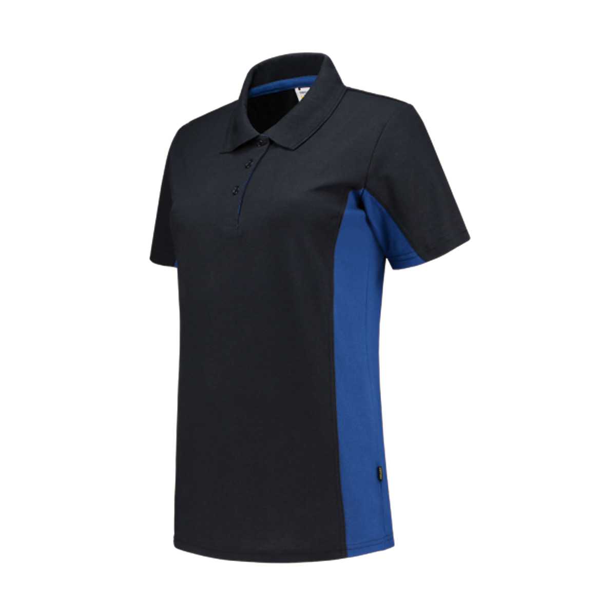 Tricorp-Polo-Bicolor-Dames-180-gm-bedrukken-navy-royal-blue