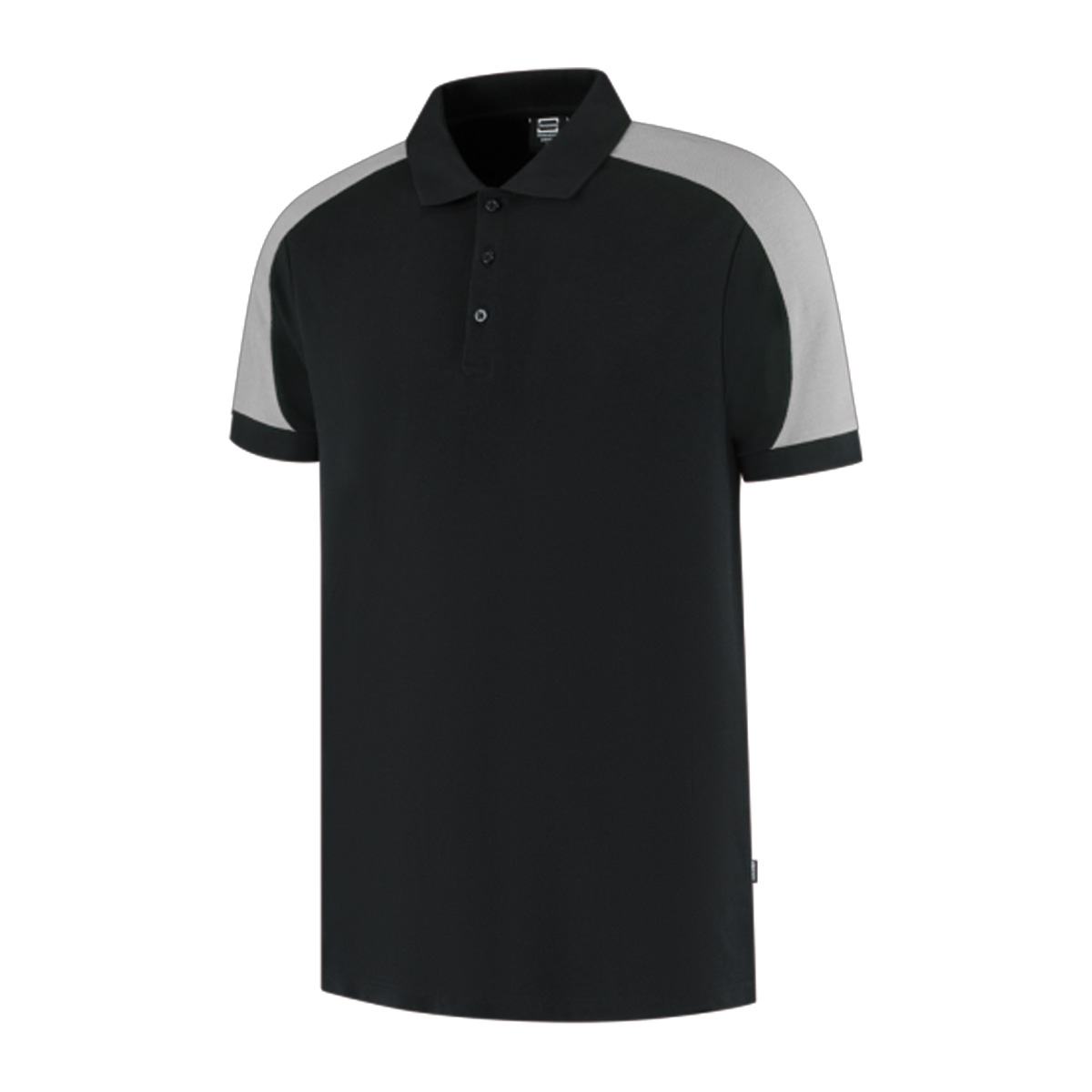 Tricorp-Polo-Redefined-Biologisch-katoen-Unisex-210-gm-bedrukken-black-grey