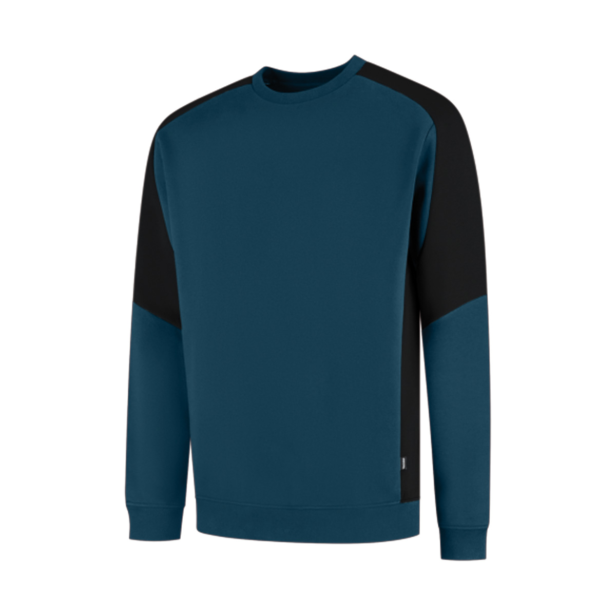 Tricorp-Sweater-Redefined-Unisex-320-gm-bedrukken-teal-black