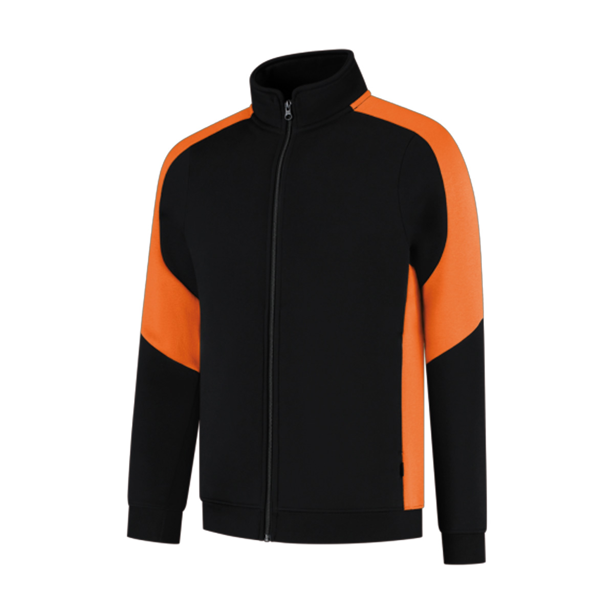 Tricorp-Vest-Redefined-Dames-Getailleerd-320-gm-bedrukken-black-orange