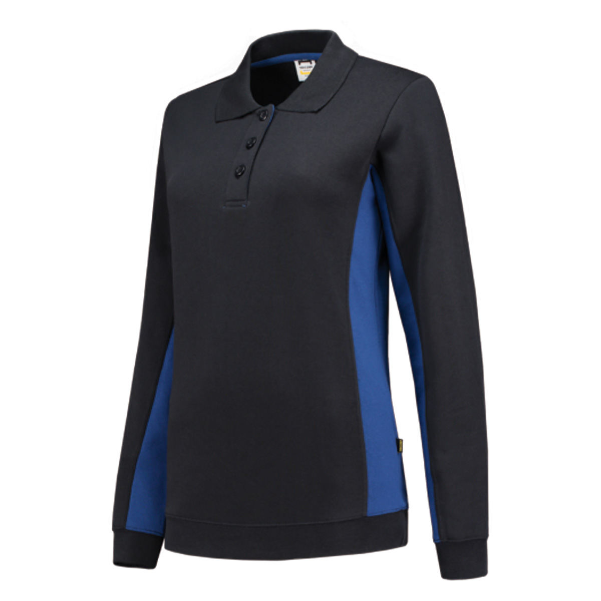 Tricorp-Polosweater-Bicolor-Dames-280-gm-bedrukken-navy-royal-blue