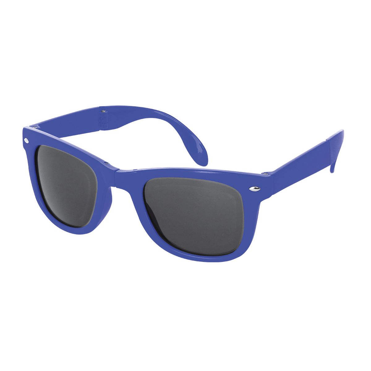 Opvouwbare-zonnebril-met-opbergzakje-UV400-bedrukken-blauw