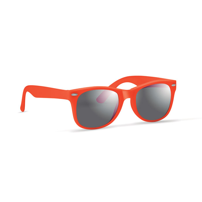 Basic-kunststof-zonnebril-UV400-bedrukken-oranje