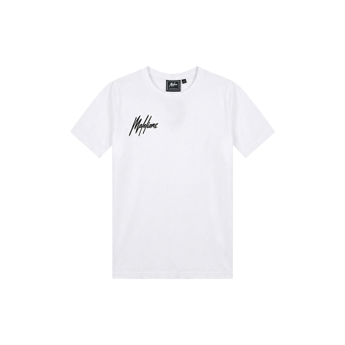 Malelions-Teamwear-Junior-T-Shirt-Katoen-bedrukken-wit