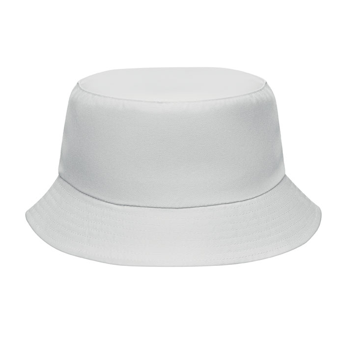 Polyester-vissershoedje-150-gm-bedrukken-wit
