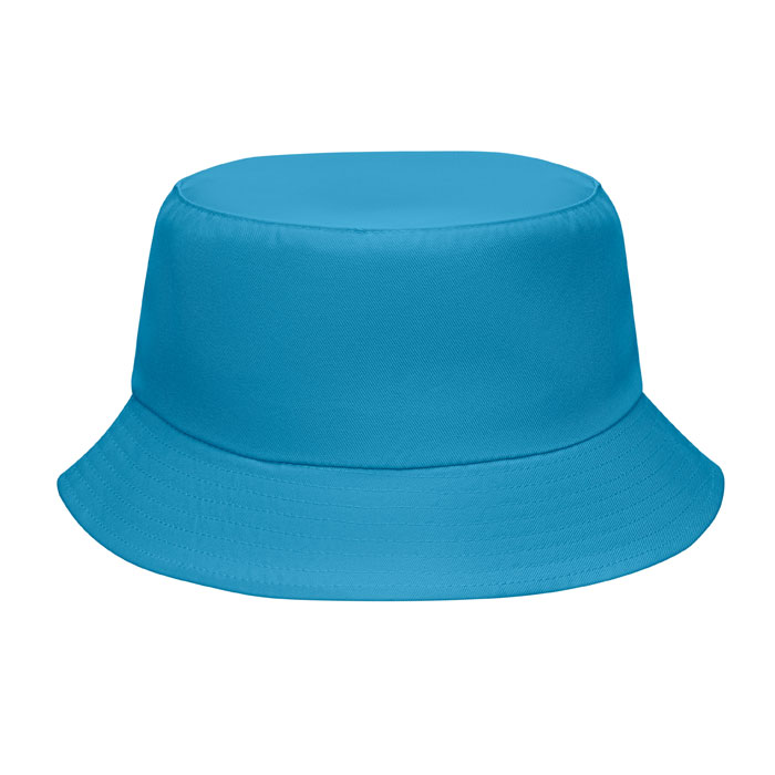 Polyester-vissershoedje-150-gm-bedrukken-lichtblauw