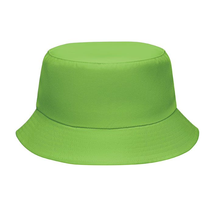 Polyester-vissershoedje-150-gm-bedrukken-lichtgroen