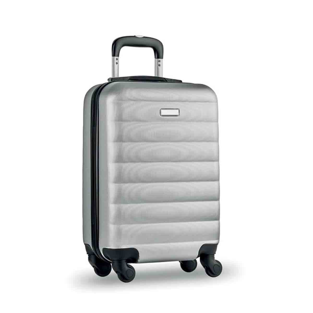 Handbagage-trolley-ABS-20-inch-35-x-53-cm-bedrukken-zilver