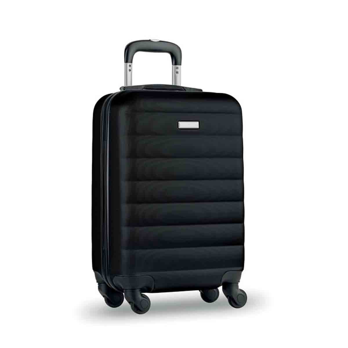 Handbagage-trolley-ABS-20-inch-35-x-53-cm-bedrukken-zwart