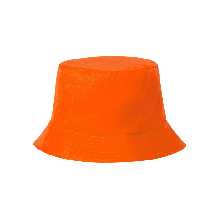 Basic-katoenen-vissershoedje-bedrukken-oranje