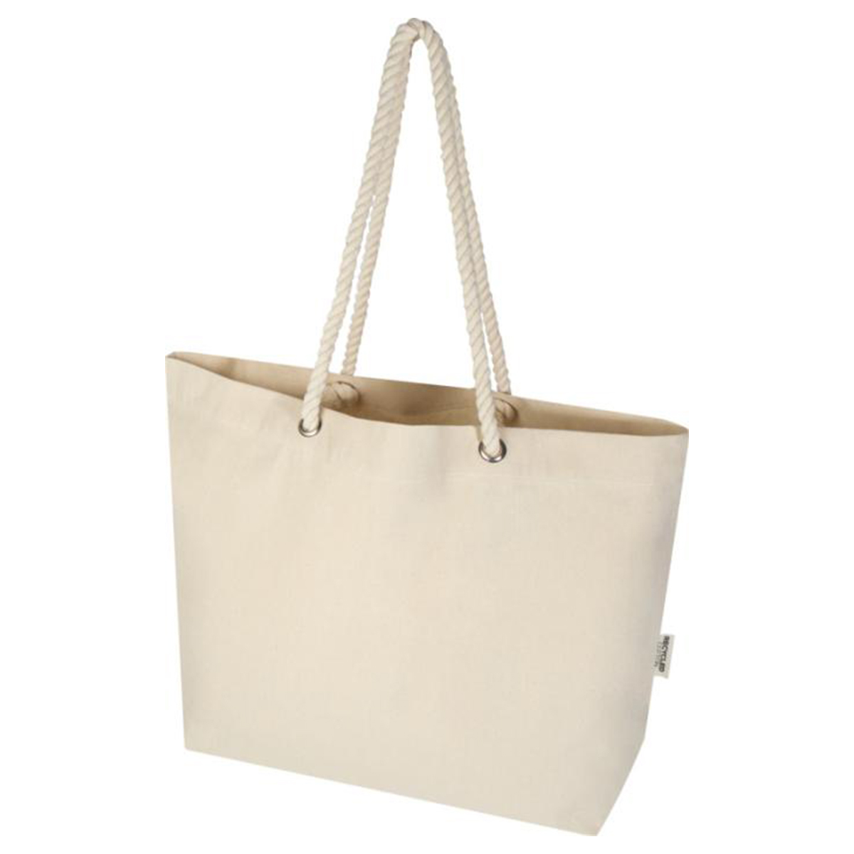 Strandtas-gerecycled-katoen-40-x-39-cm-270-gm-bedrukken-beige