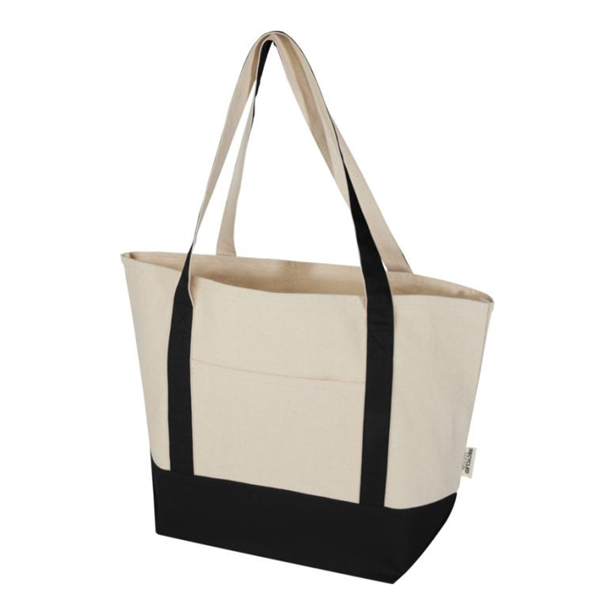 Draagtas-gerecycled-katoen-34-x-48-cm-320-gm-bedrukken-zwart
