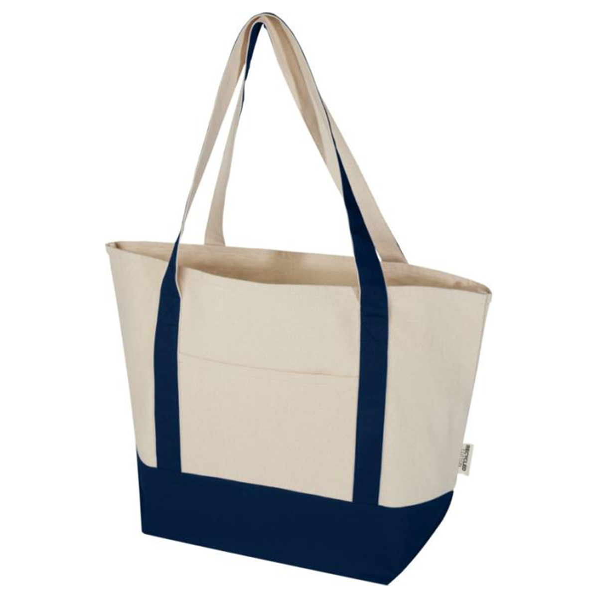 Draagtas-gerecycled-katoen-34-x-48-cm-320-gm-bedrukken-donkerblauw