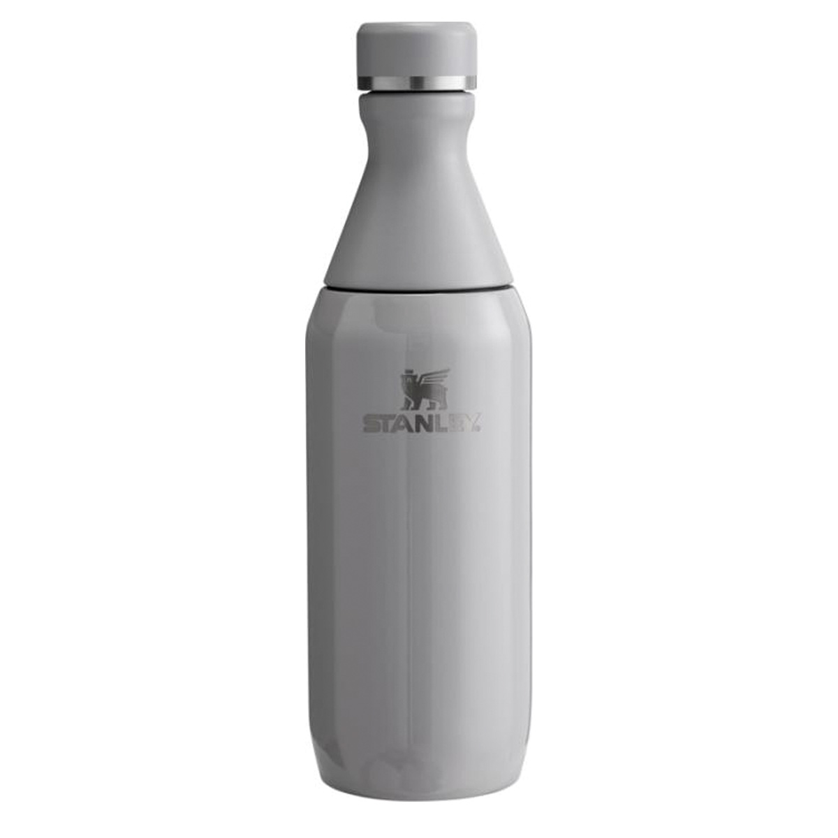 Stanley-waterfles-Gerecycled-RVS-350-ml-bedrukken-grijs