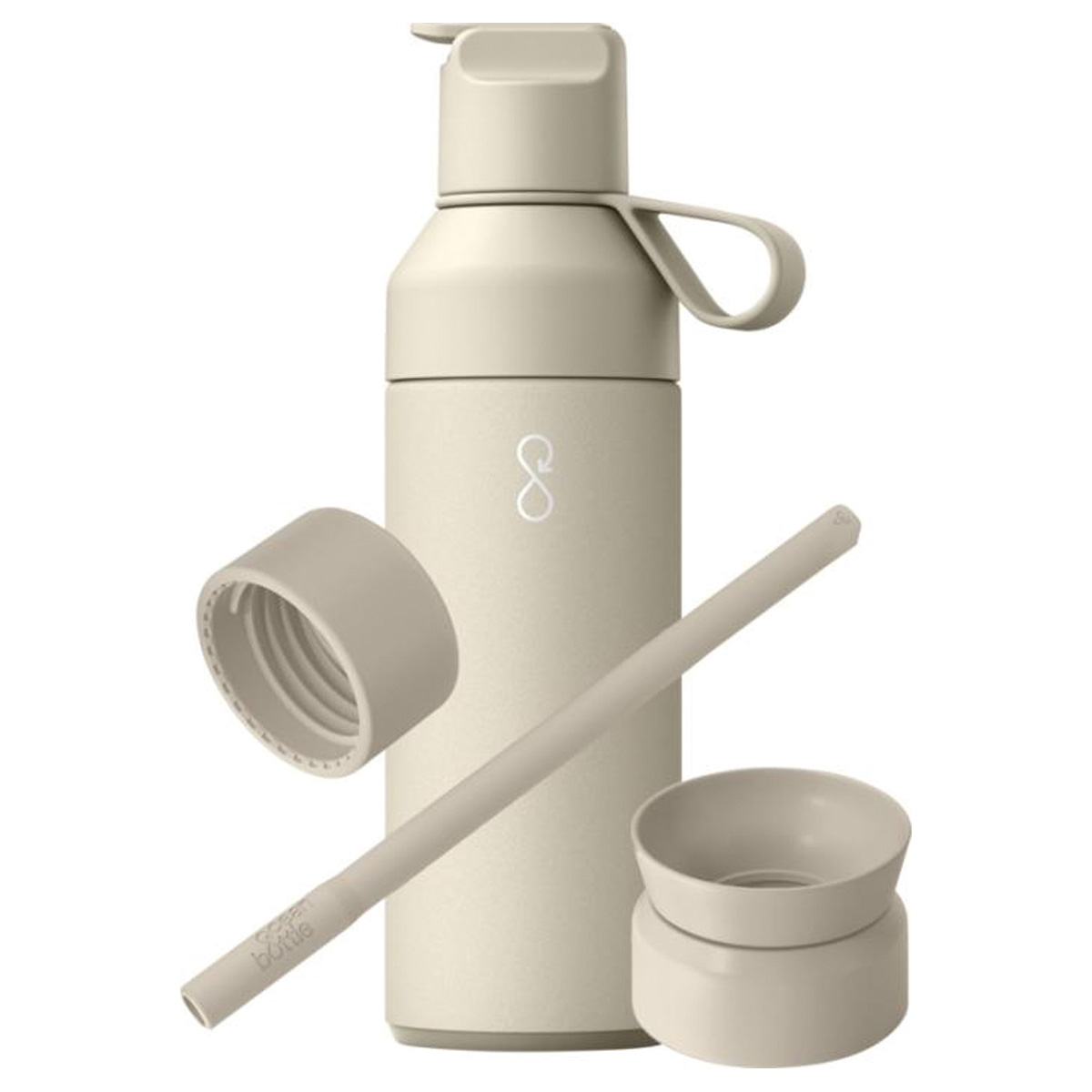 Ocean-Bottle-3-in-1-geschenkset-Gerecycled-RVS-500-ml-bedrukken-beige