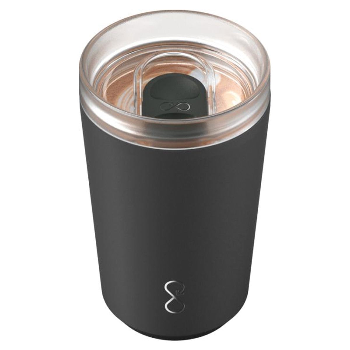 Ocean-Bottle-thermosbeker-Gerecycled-RVS-350-ml-bedrukken-zwart