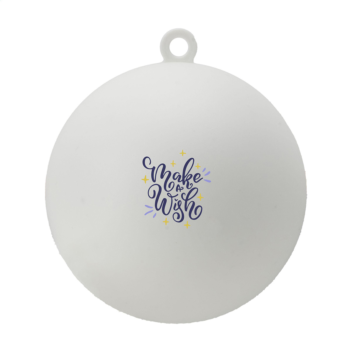 Kerstbal-Gerecycled-polypropyleen-Matte-finish-7-cm-bedrukken-wit