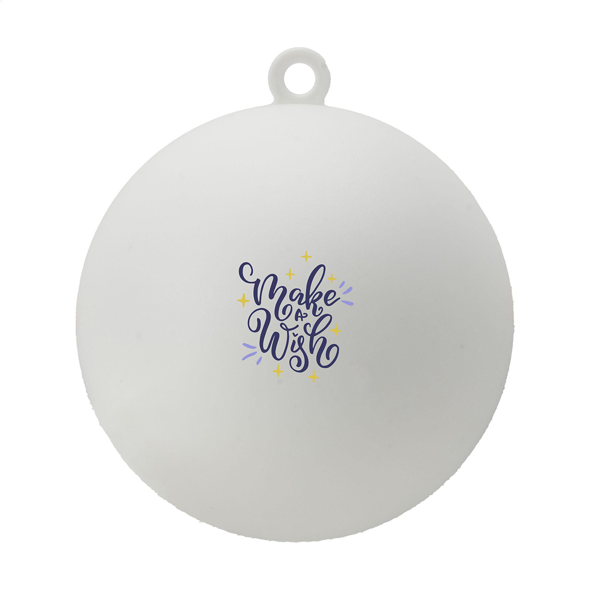 Kerstbal-met-matte-finish-Gerecycled-polypropyleen-7-cm-bedrukken-wit