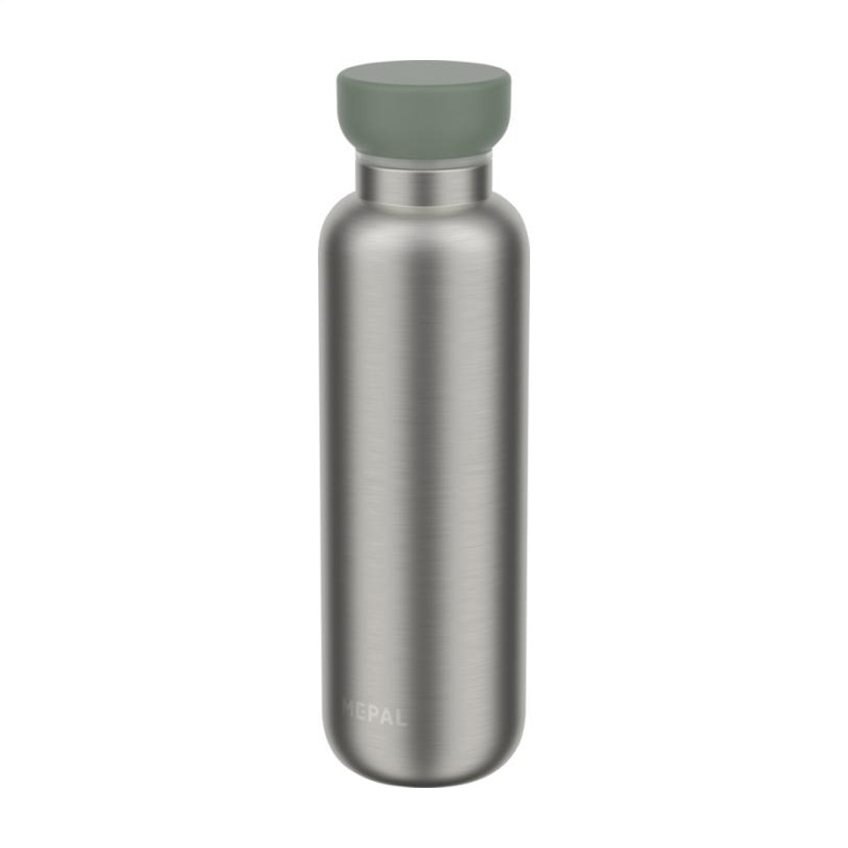 Mepal-Ellipse-gesoleerde-waterfles-RVS-500-ml-bedrukken-groen