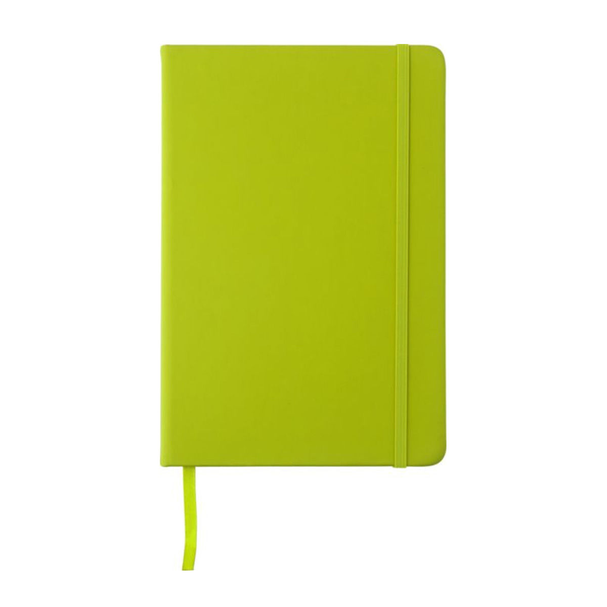 A5-notitieboek-Gerecycled-PU-Gelinieerd-96-vellen-bedrukken-lichtgroen